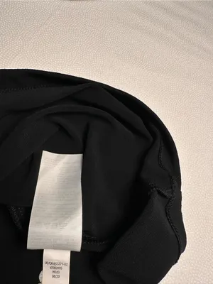 Banana Republic Black Sheer Sleeve Blouse Women’s Small Long Sleeve Top thumbnail 8