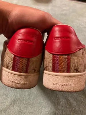Women’s size 11B cherry design COACH New York shoes! thumbnail 3