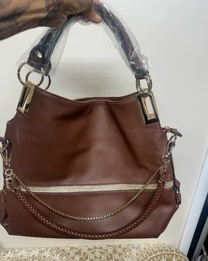 Dasein Hobo shoulder/ Crossbody Bag in soft faux leather with accent Rhinestones thumbnail 1