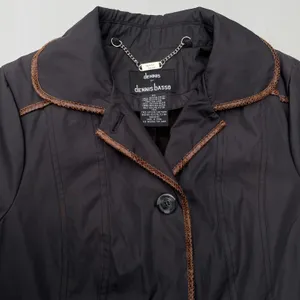Vintage  Black Formal Pea Coat Rain Jacket thumbnail 3