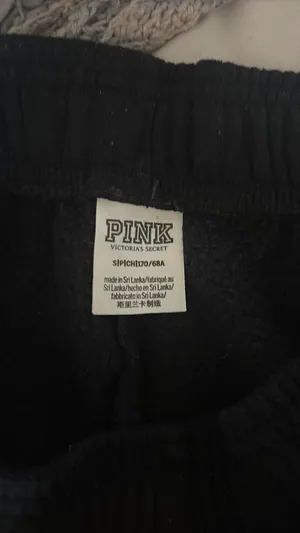 Black PINK Sweatpants Victoria's Secret Jogger Small thumbnail 2