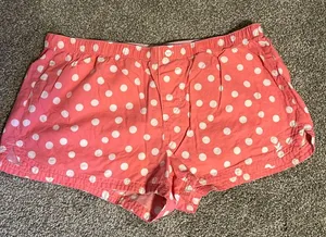 Vintage Aerie Boxer Shorts Pink Polka Dot Small thumbnail 1