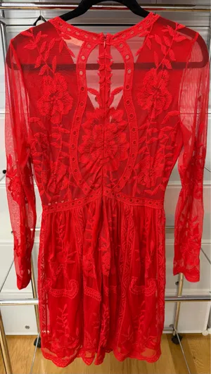 Altar'd State Red Dress thumbnail 6