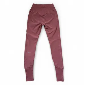 Alo Yoga Pink High-Waist Alosoft Lounge Legging Yoga Pants Workout Women's Small thumbnail 4