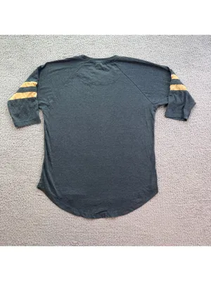 Pressbox Notre Dame Fighting Irish Women's 3/4 Sleeve Jersey Tee XL NCAA College Shirt thumbnail 2