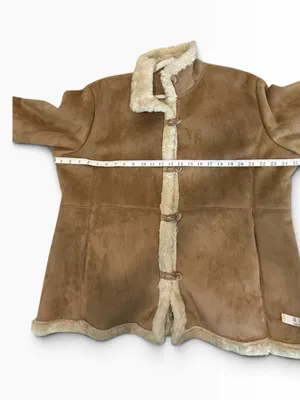 Vintage Coldwater Creek faux suede coat with great detail size XL thumbnail 7