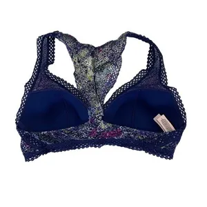Victorias Secret Lace Bralette Blue XS Romantic Lingerie Y2K thumbnail 2