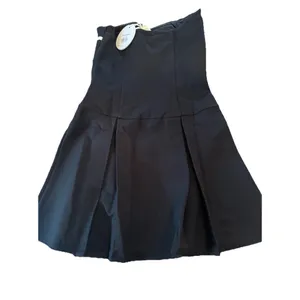 Selfie Leslie Camelia Box Pleat Bow Mini Dress Black Small NWT thumbnail 4