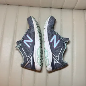New-balance Women's Grey and Green Trainers thumbnail 7