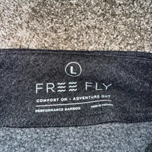 Free Fly Mock Neck Pullover Women Large Charcoal Gray Excellent Bamboo Fleece thumbnail 2