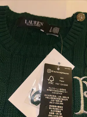 Luaren Ralph Lauren Button-Trim Cable-Knit Cotton Sweater thumbnail 5