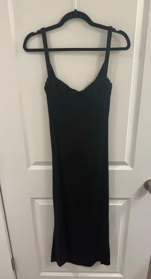 Black Meshki Dress Midi thumbnail 1