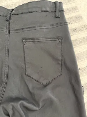 Edikted Leather Flare Pants thumbnail 3