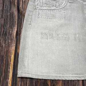 Citizens Of Humanity Boho #370 Stretch Denim Gray Mini Skirt Sz 25 Embroidered‎ thumbnail 10