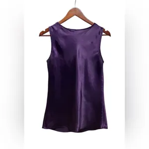 Sami & Jo elegant cowl neck blouse in vibrant deep purple. Size Small thumbnail 3