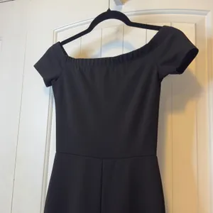 Lulus Black Off The Shoulder Wide Leg Jumpsuit XS Formal Evening Wedding Guest‎ thumbnail 5