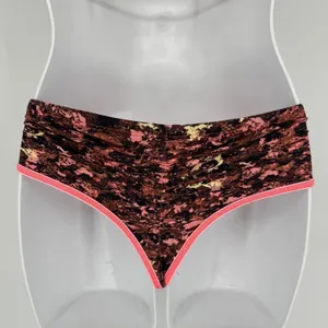 Maaji Bikini Set Size Small Pink Orange Geometric Print Swimsuit Tropical Beach thumbnail 7