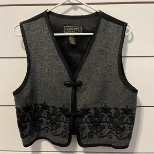 Vintage 90s Express Wool Vest Frog Tog thumbnail 2