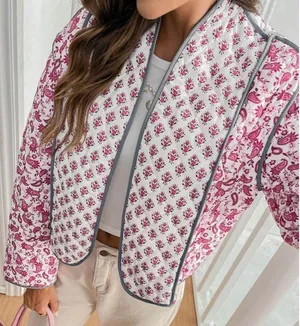 SheIn Frenchy Floral Print Shacket thumbnail 5