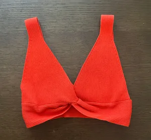Red Twist Crop Top thumbnail 1
