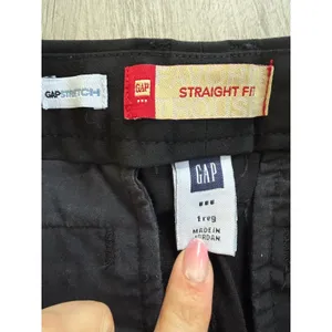 GAP stretch straight fit black dress pants 1 reg thumbnail 3