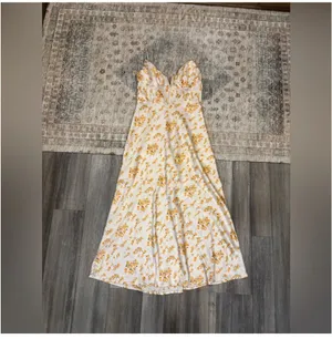 Hello Molly Floral Silk Midi Dress thumbnail 3