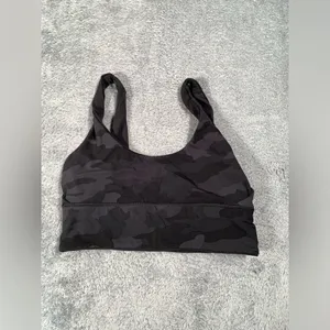 Lululemon athletica align reversible Black camo Sports Bra 6 a/b cup thumbnail 7