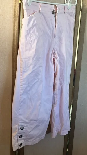FINAL MARKDOWN R & B Collections Light Pink capris 12 thumbnail 1