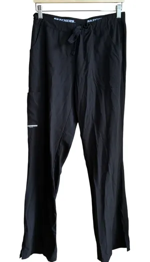 Skechers by Barco SK201 Scrub Pants Medium Black Womens Cargo Stretch thumbnail 1
