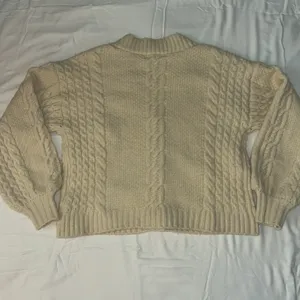 Forever 21‎ Cardigan Women Sz S Ivory Floral Embroidery Y2K Inspired Grannycore thumbnail 6