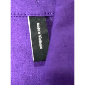Theory Amethyst Eco Crunch Wash Purple Linen Blend Double Breasted Blazer 10 thumbnail 6
