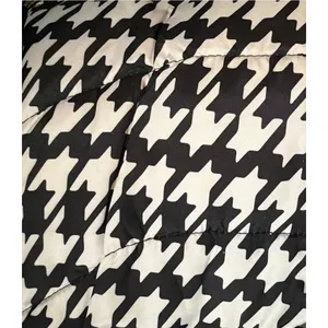 Madison Women's Sleeveless Black White Houndstooth Print Zip Up Vest Size‎ XL thumbnail 4