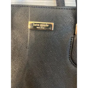 Kate Spade New York Laurel Way Evangelie Black Satchel Crossbody Bag Saffiano‎ thumbnail 3