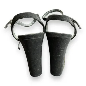 Franco Sarto Womens Size 6M‎ Damilis Platform Sandal Black Galaxy Sparkle Heel thumbnail 3