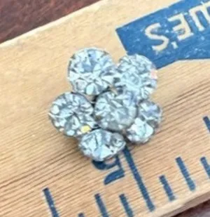 Vintage Silver Tone Brooch thumbnail 1