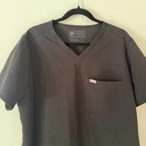 Figs‎ Catarina One-Pocket Scrub Top Black Size XL Scrub Shirt Short Sleeve thumbnail 6