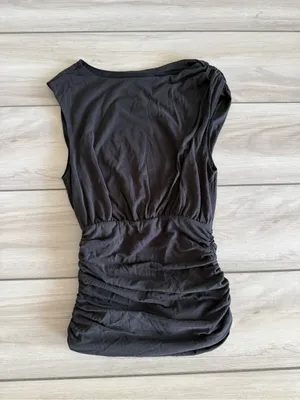 Meshki Anthony Short Sleeve Top Black Small NWT thumbnail 2