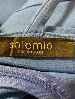 Solemio Los Angeles Deep V-Neck Bodycon Midi Dress thumbnail 6