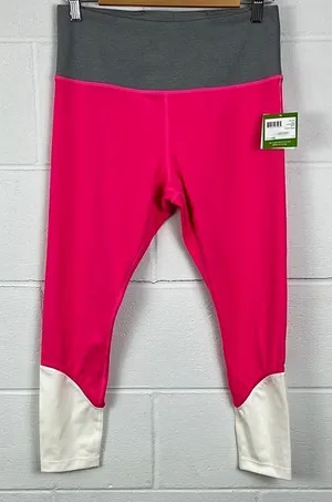 Kate Spade women’s electric pink colorblock legging yoga performance size M NWT thumbnail 1