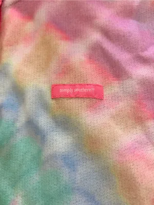 Simply Southern Pastel Tie-Dye Pullover with Pink Accents thumbnail 3