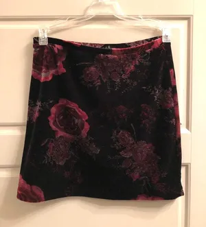 Velvet Mini Skirt thumbnail 1