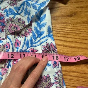 J crew maxi cotton block print dress thumbnail 5