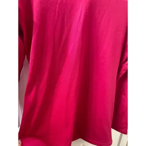 NIKE DRI-FIT Pink Long Sleeve Turtleneck Shirt Top Sz L Fuchsia Thumb Hole thumbnail 2