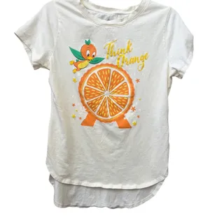 Disney Epcot Flower Garden Festival Think Orange T Shirt Sz Medium Graphic Tee thumbnail 1