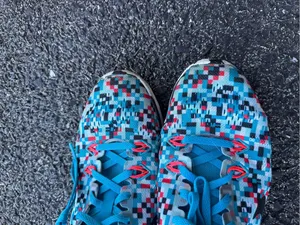 Nike Free 5.0 TR Fit 5 Print Women’s Training Shoes Blue Multicolor Size 7.5 thumbnail 4
