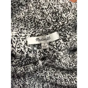 NWOT‎ Madewell Speckled Knit Turtleneck Crop Sweater Cozy Casual Women's Size S thumbnail 6
