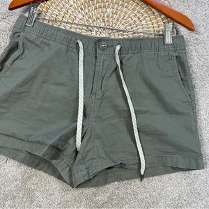 Vuori Women's Ripstop Climber Shorts 3" Mid Rise Outdoor in Green Size L thumbnail 5