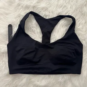 Nike Skims Shine Racerback Sports Bra Obsidian Size Medium thumbnail 4