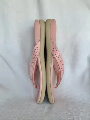 Vionic Pink Women's Perforated Strap Flip Flop Sandals Size 9 thumbnail 7
