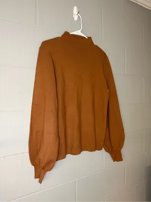 NWT Baltic Born Sutton Sweater Top in Brown Women’s Sz Medium Mock Neck Sweater thumbnail 4